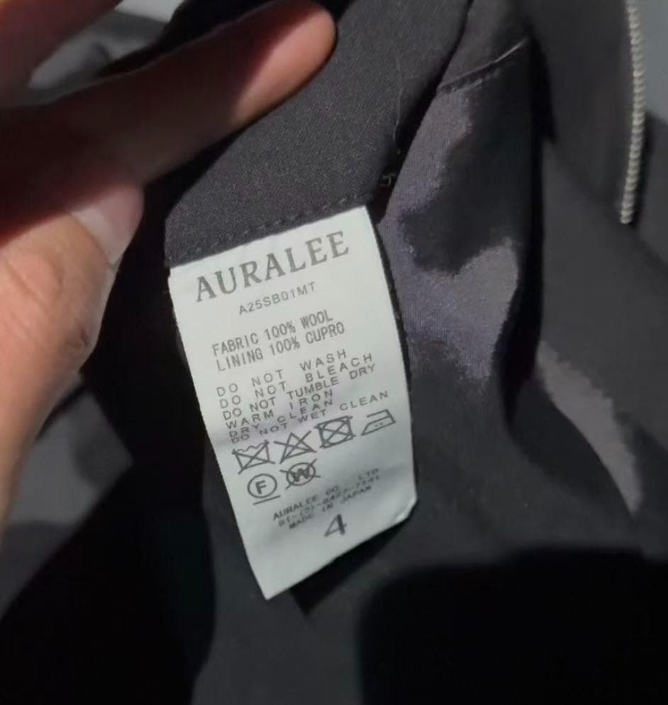 AURALEE ブラック ジャンパー・ブルゾン 4
