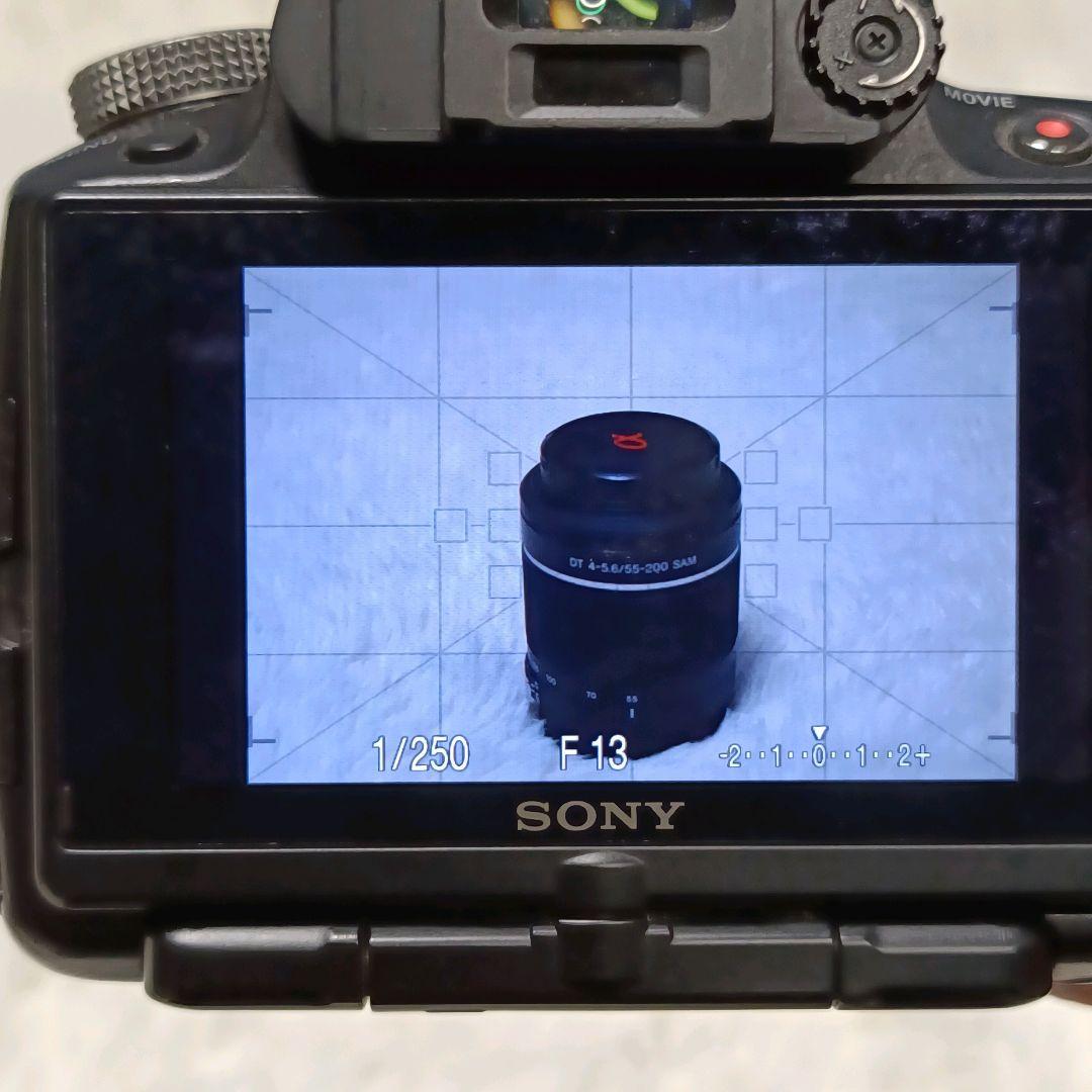 SONY α55 デジタル一眼レフカメラ ダブルズームレンズキット