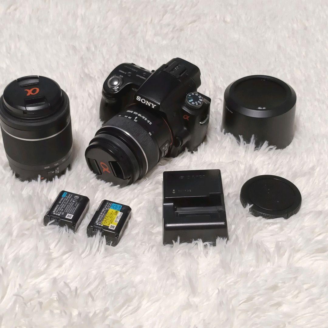 SONY α55 デジタル一眼レフカメラ ダブルズームレンズキット