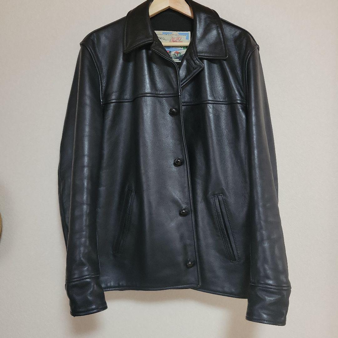 AeroLeathers　エアロレザー　カーコート　ライダース　レザージャケット