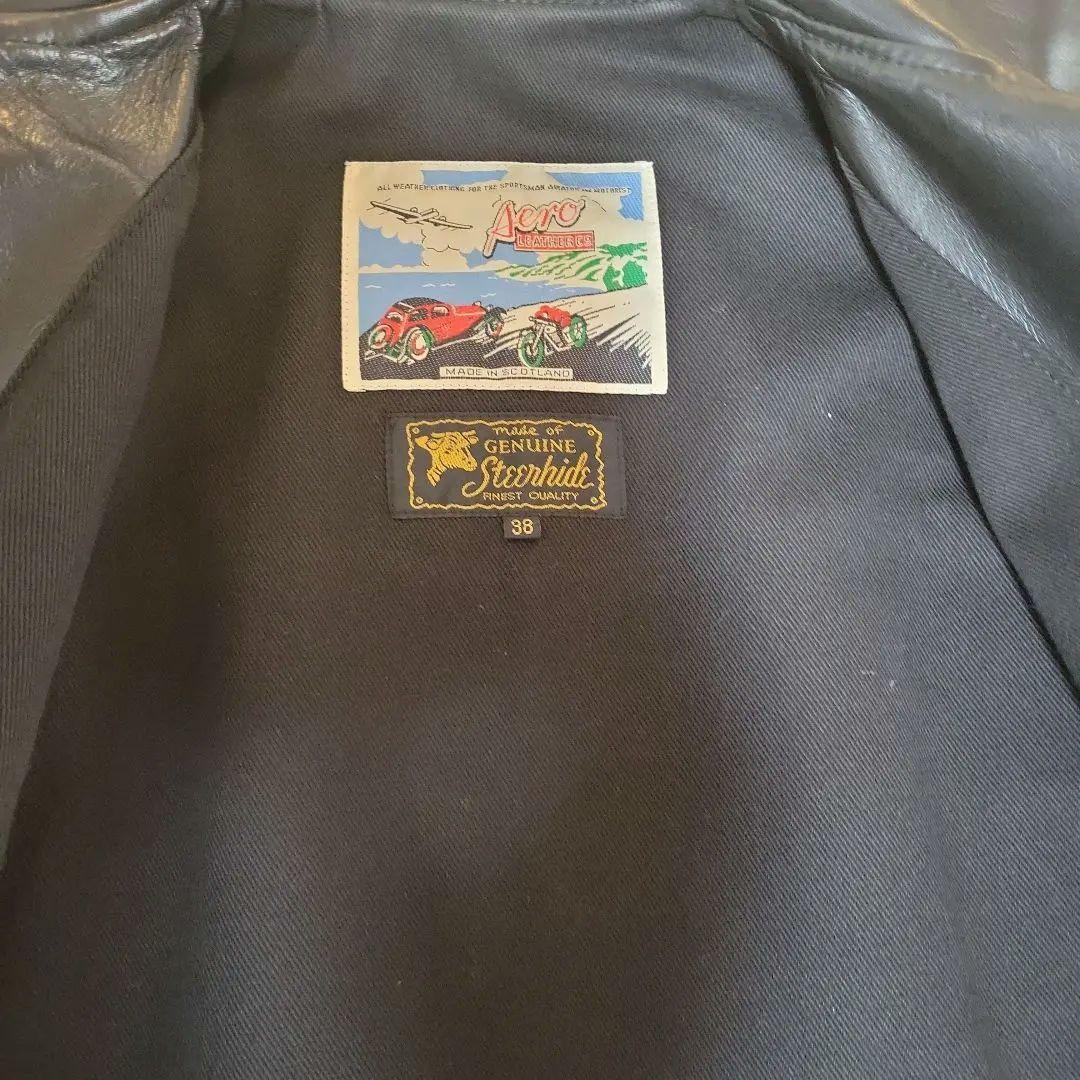 AeroLeathers　エアロレザー　カーコート　ライダース　レザージャケット