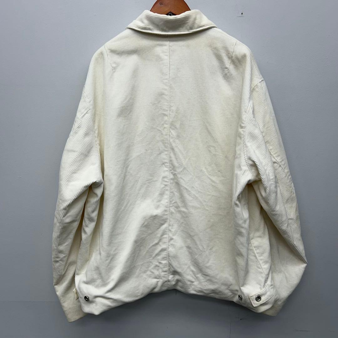 17AW AURALEE DOUBLE FACE ZIP BLOUSON 3 白