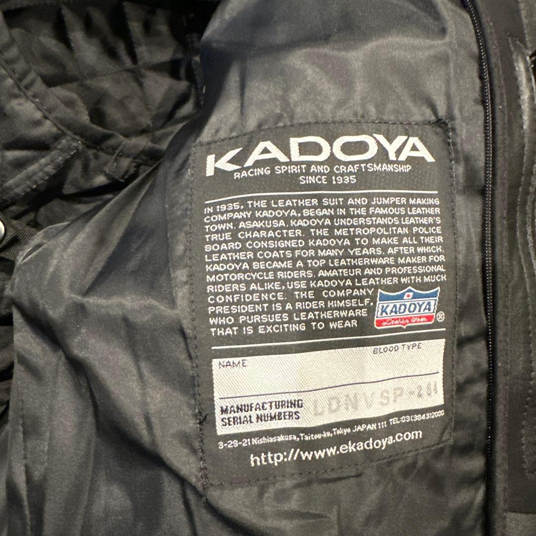 KADOYA カドヤ　ライダースジャケット
