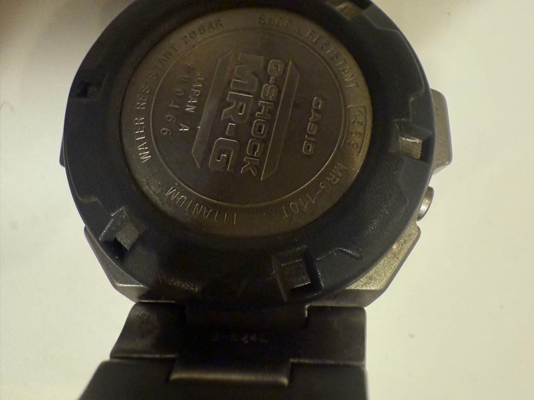 カシオMRG-110T初代フルメタルGショック角形チタン