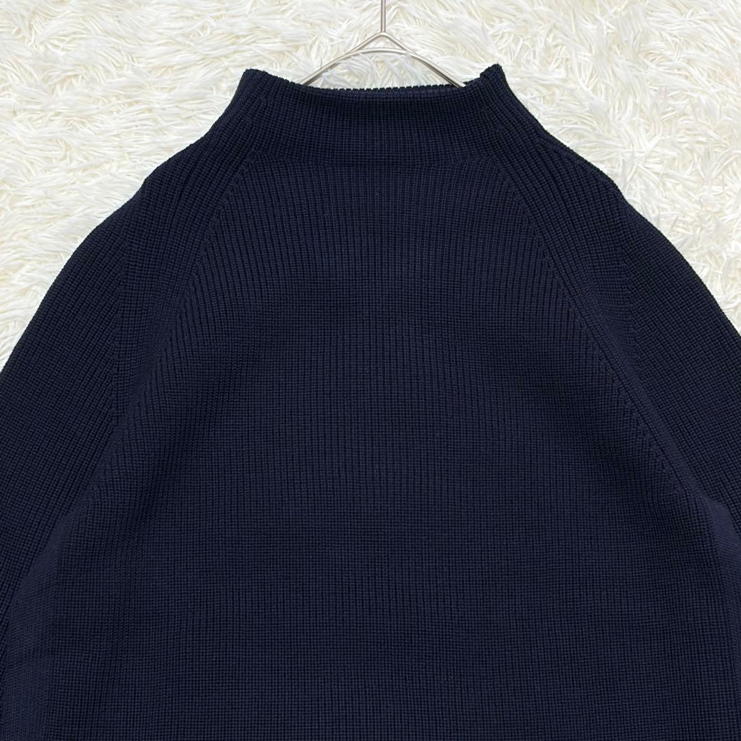 セオリーリュクス ボトルネック ニット ウール DENEB BRIT ネイビー