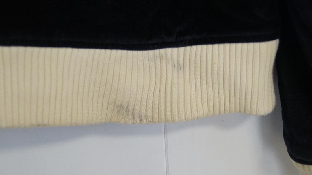 ブラックトップ　モーターサイクル　ベロアスカジャン　ジャケット　虎　スカル　刺繍