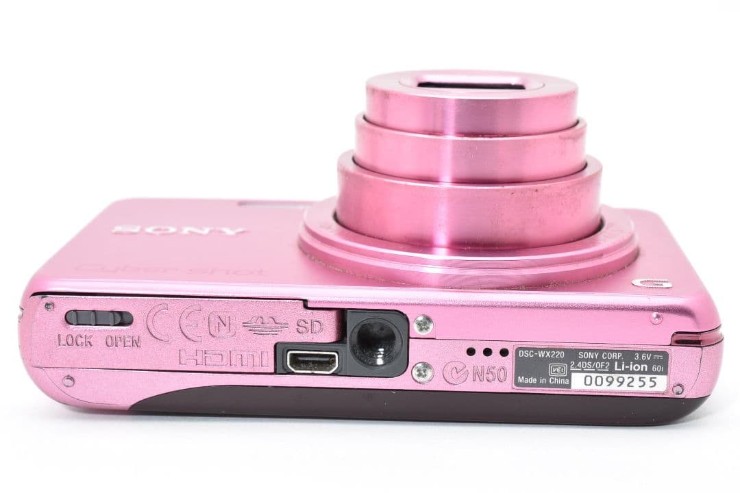 SONY Cyber-shot DSC-WX220 ピンク