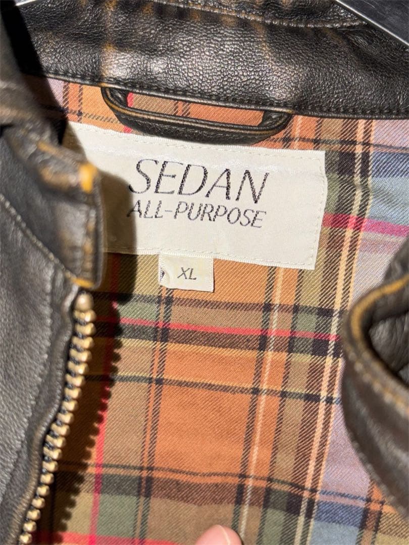 SEDAN ALL-PURPOSE フェイクレザージャケット