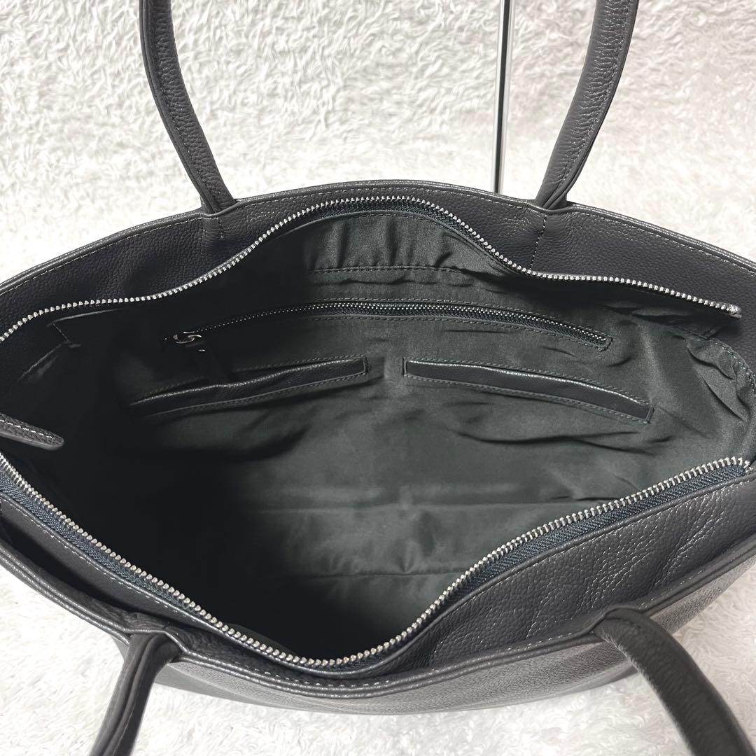 ✨美品✨希少色 RATOM トートバッグ ビジネスバッグ 肩掛け シボ革 A4可