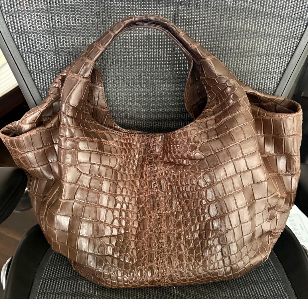 定価173万ミルザッカニアン ソフトクロコダイル エキゾチックレザー バッグ