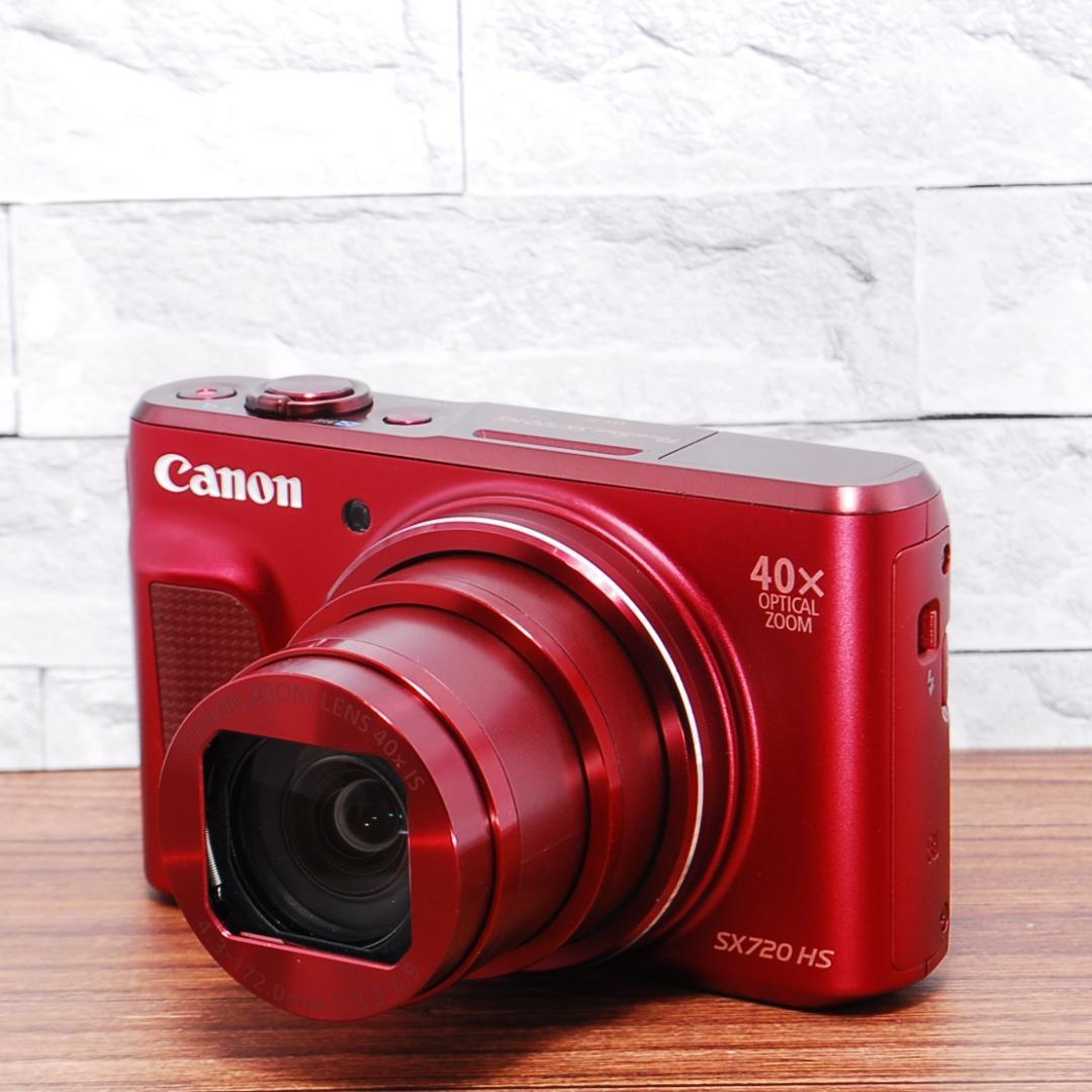 ✨高倍率ズーム 美品✨Canon PowerShot SX720 HS レッド