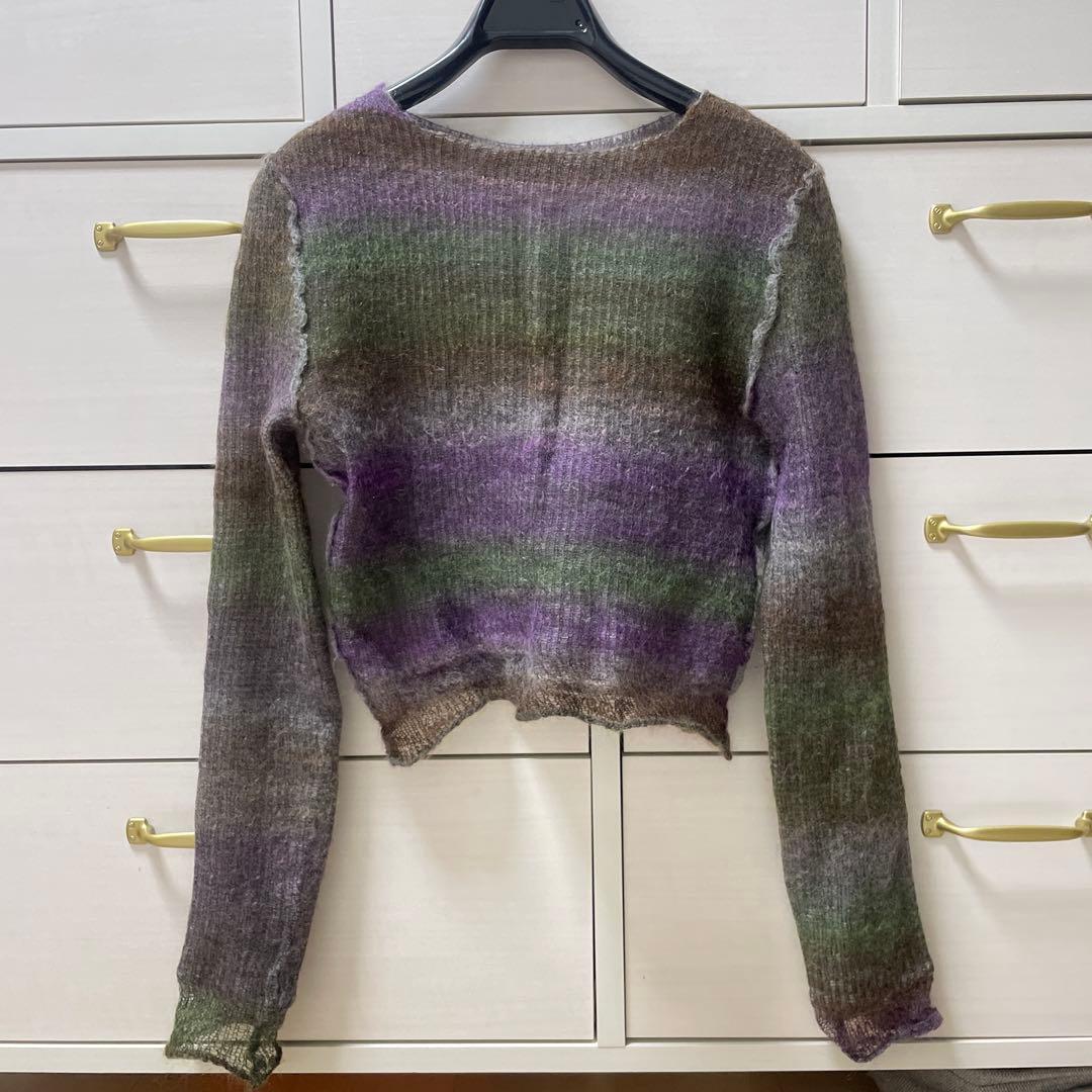 PERVERZEパーバーズ モヘア クロップド トップス ニット