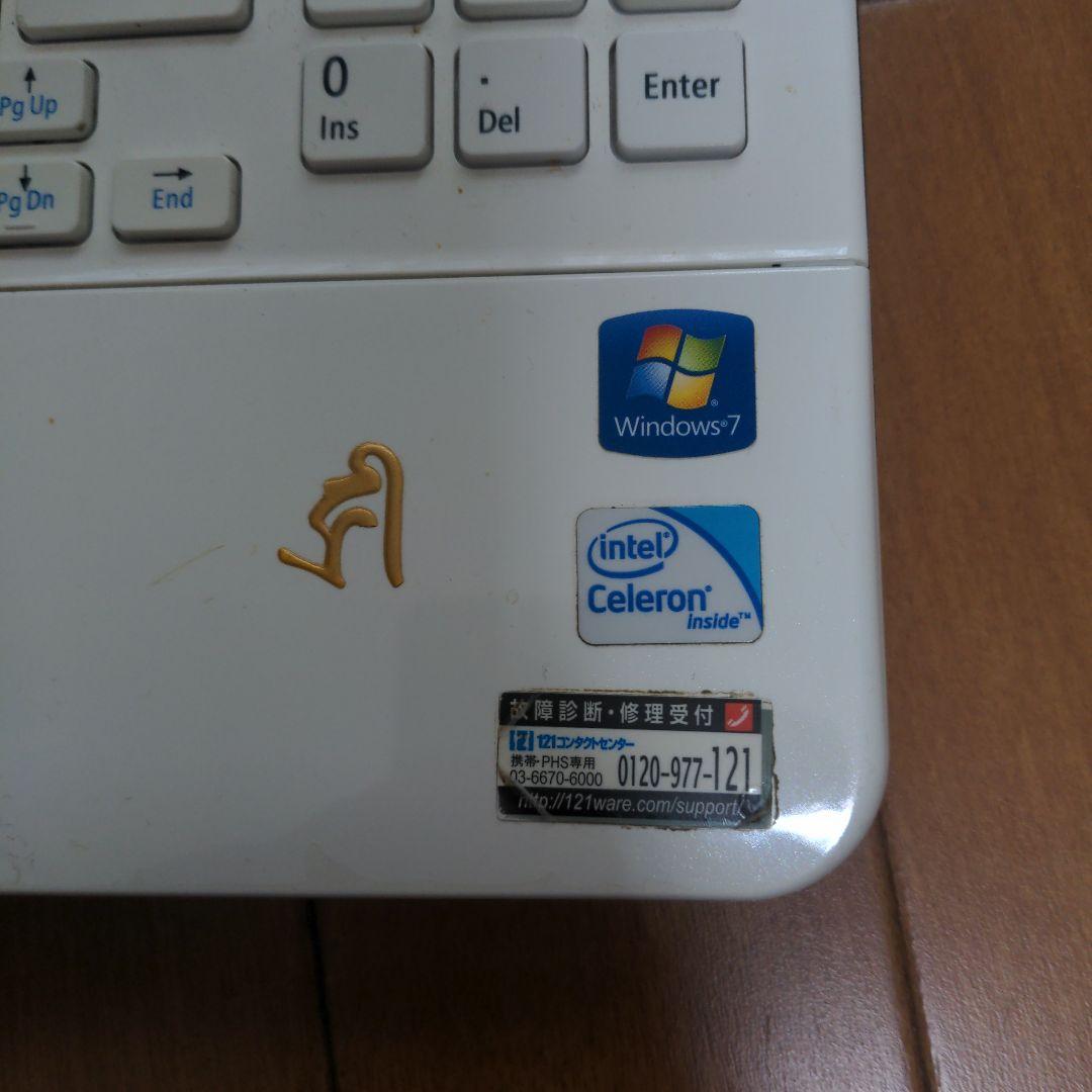 その他ノートPC本体 NEC LaVie PC-LS150F2H2W Windows 7