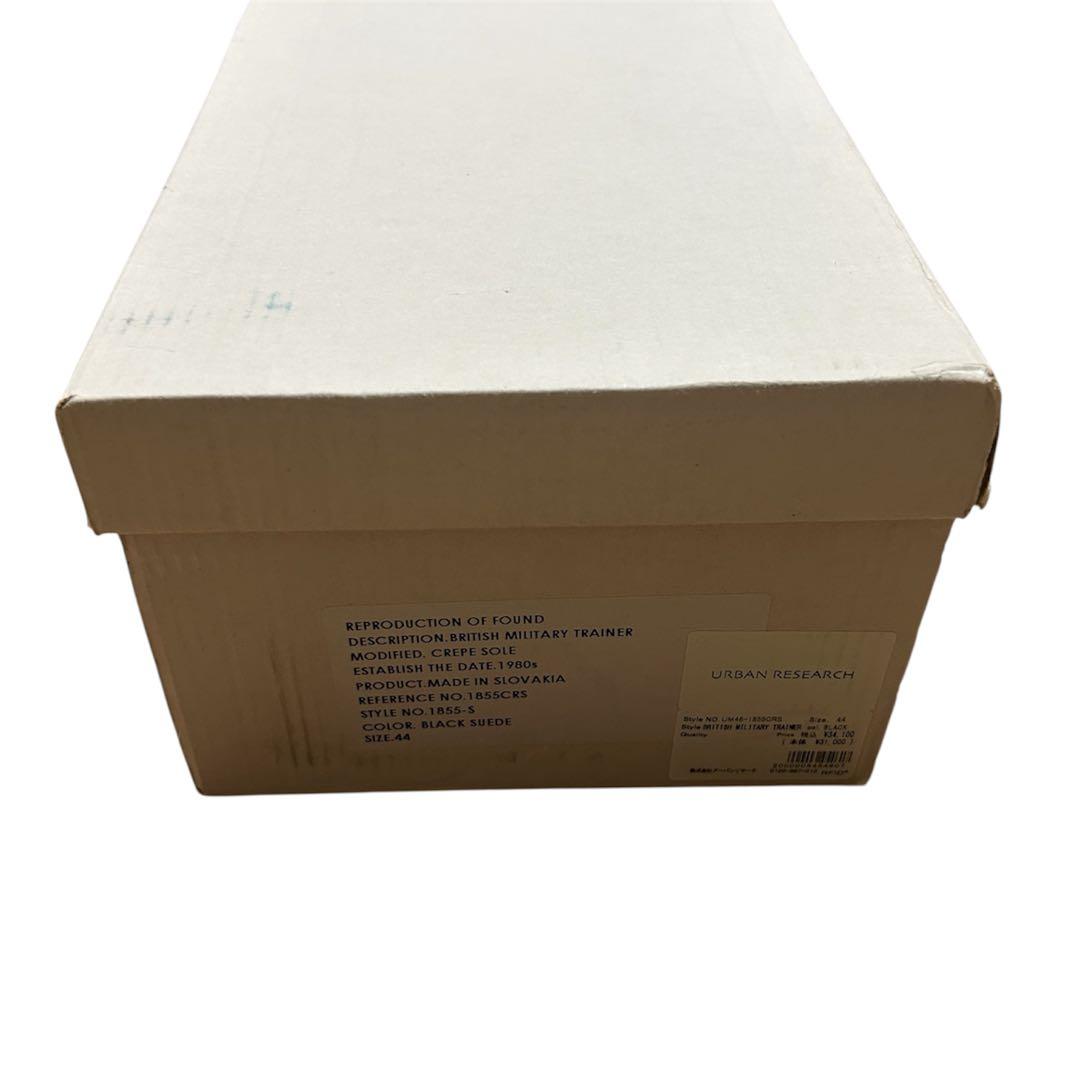 REPRODUCTION OF FOUND BRITISH スニーカーブラック