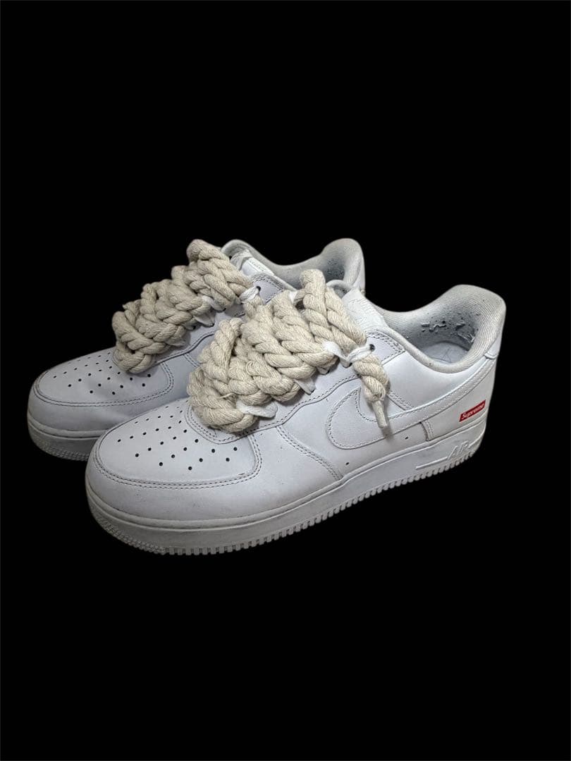 Nike Air Force 1 Supremeホワイト エアフォース ロープ
