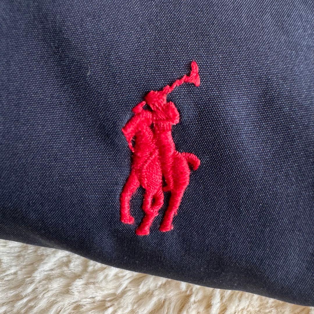 【美品】ポロラルフローレン ジップアップ ブルゾン 裏起毛　中綿入り