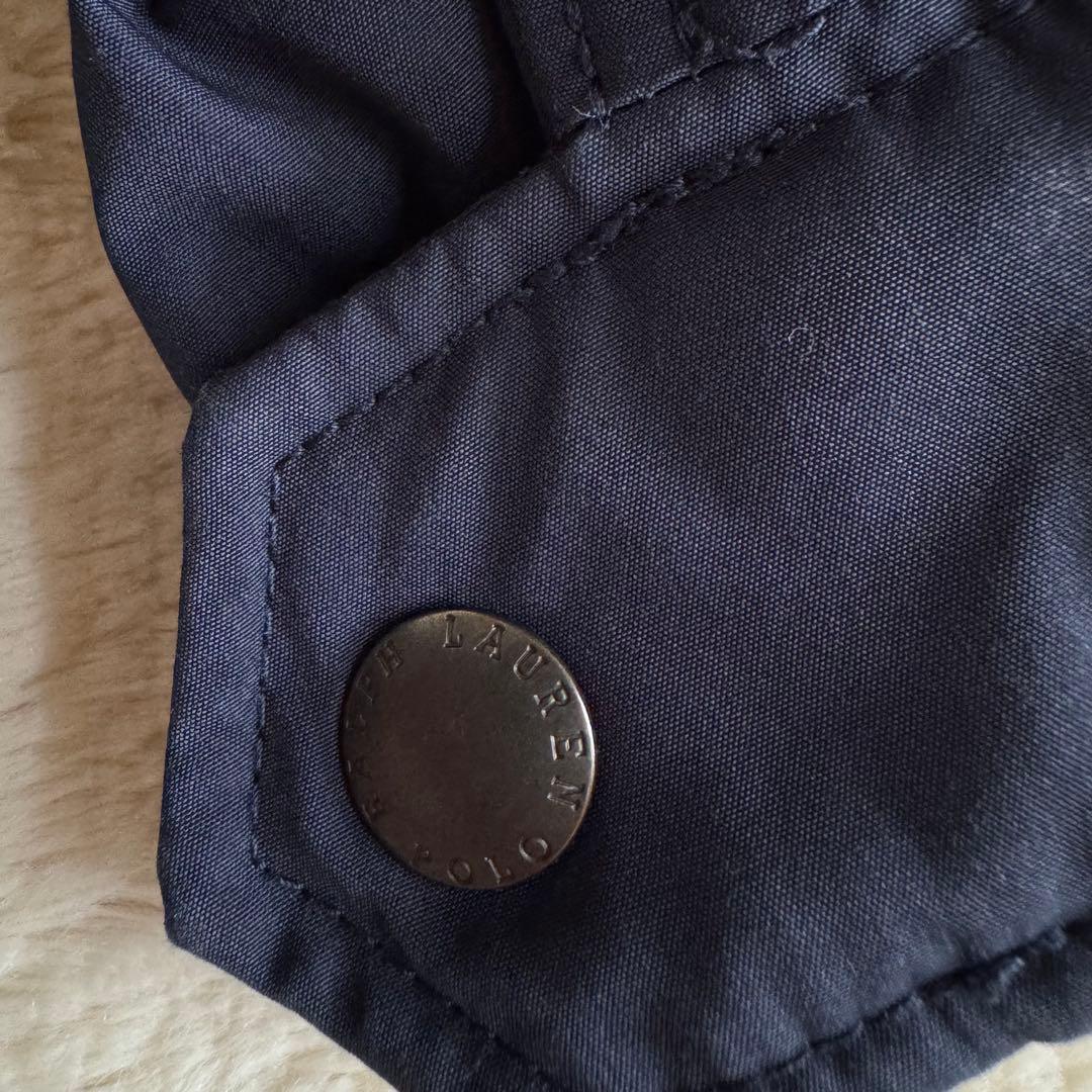 【美品】ポロラルフローレン ジップアップ ブルゾン 裏起毛　中綿入り