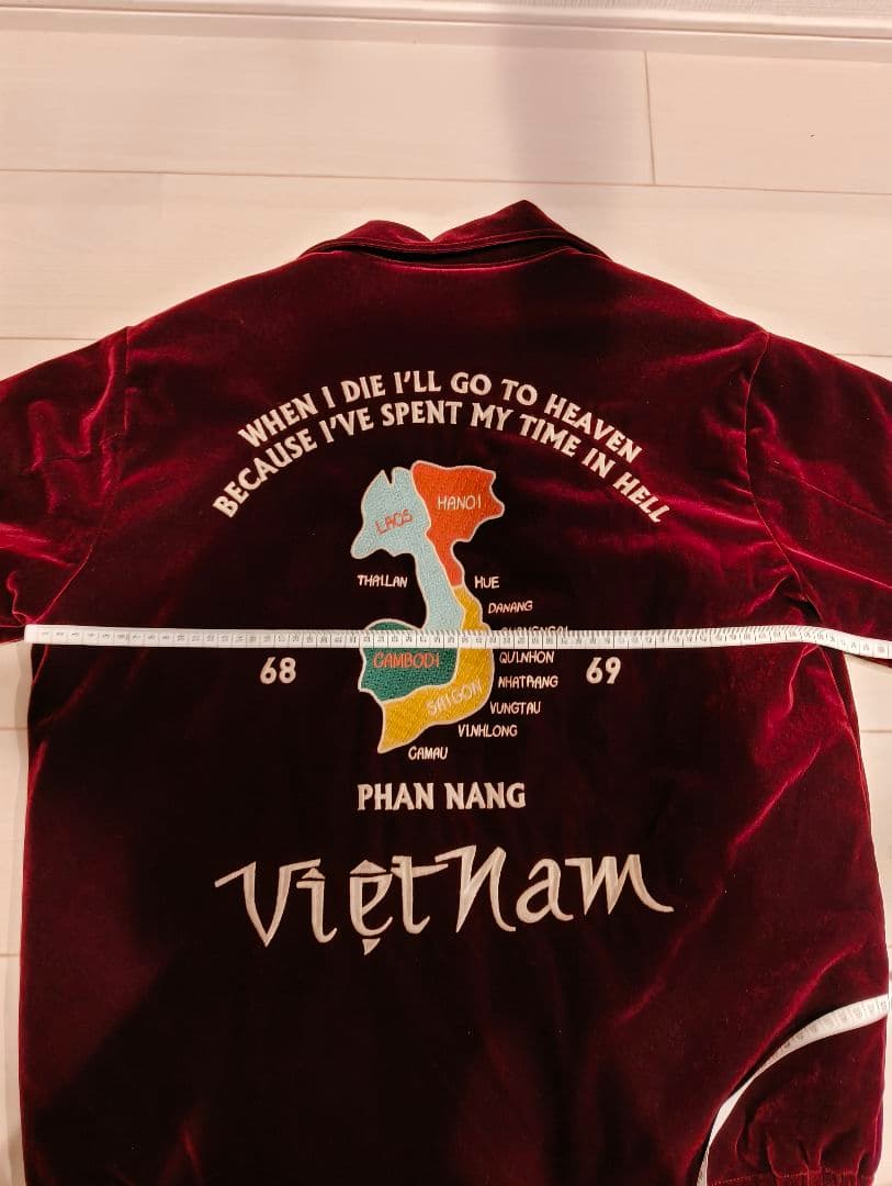 ワインレッド スカジャン ベトジャン