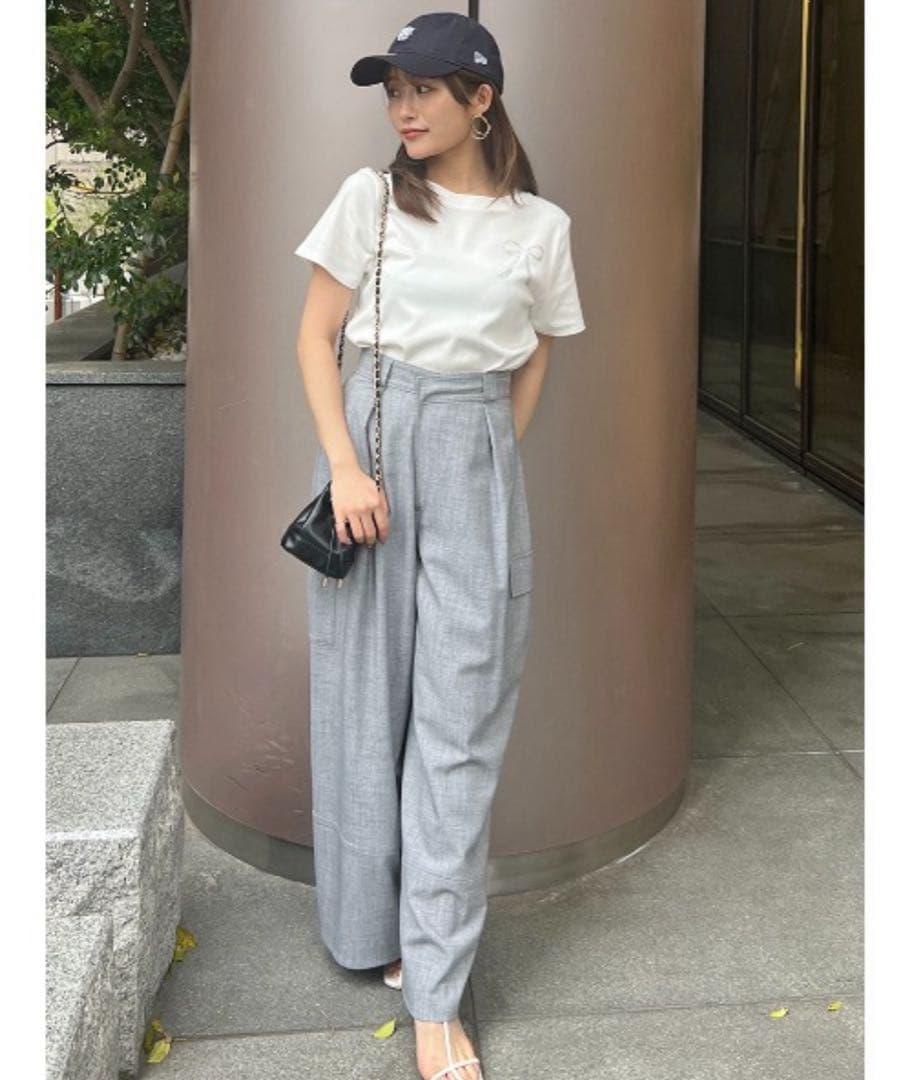 【SNIDEL|NEW ERA】コラボエンブレムキャップ ネイビー