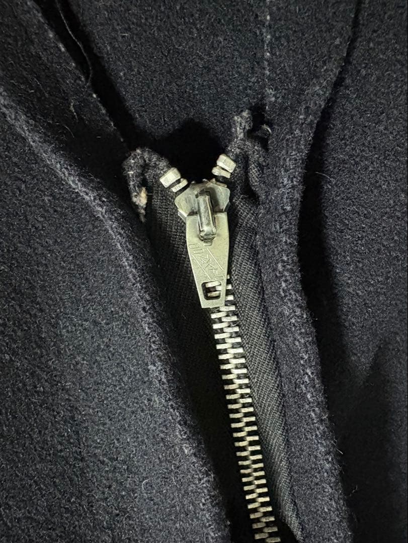 トップス 50s Vintage lace up wool pullover shirt