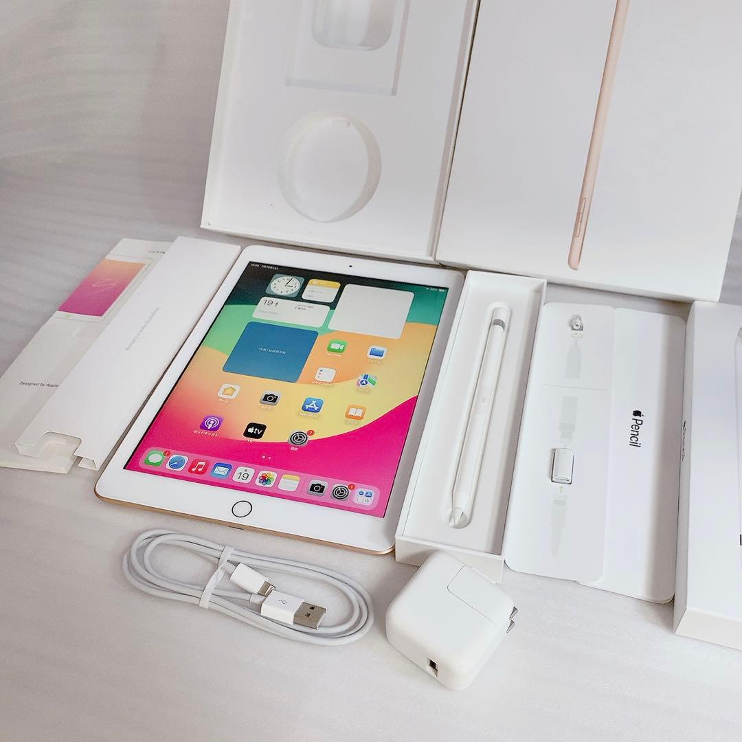 iPad第6世代 32GB Wi-Fi+アップルペンシル【バッテリー99.3%！