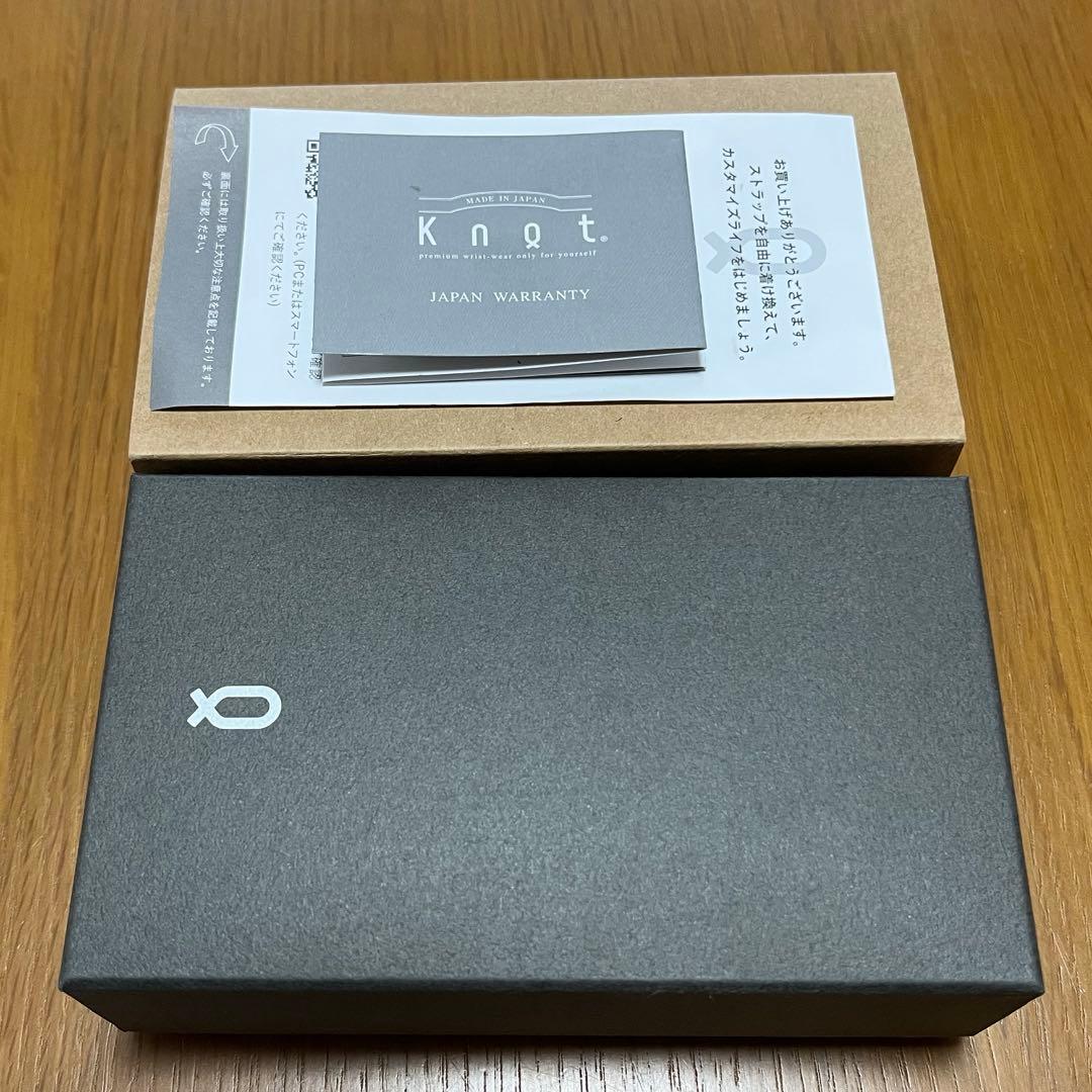 【週末セール】Knot 腕時計 自動巻 オープンハート CAP-38SVBK