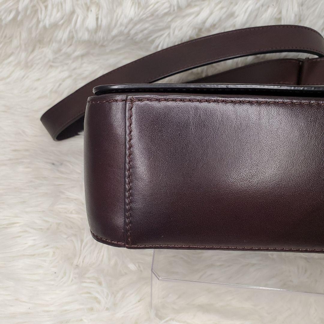 MOTHERHOUSE 牛革 ショルダーバッグ アンティーク ブラウン