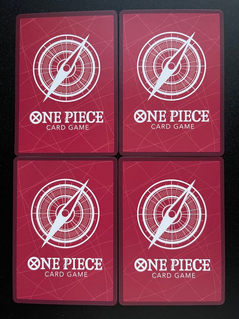 新たなる皇帝 ルフィ シャンクス ティーチ バギー リーダーパラレル 4枚セット