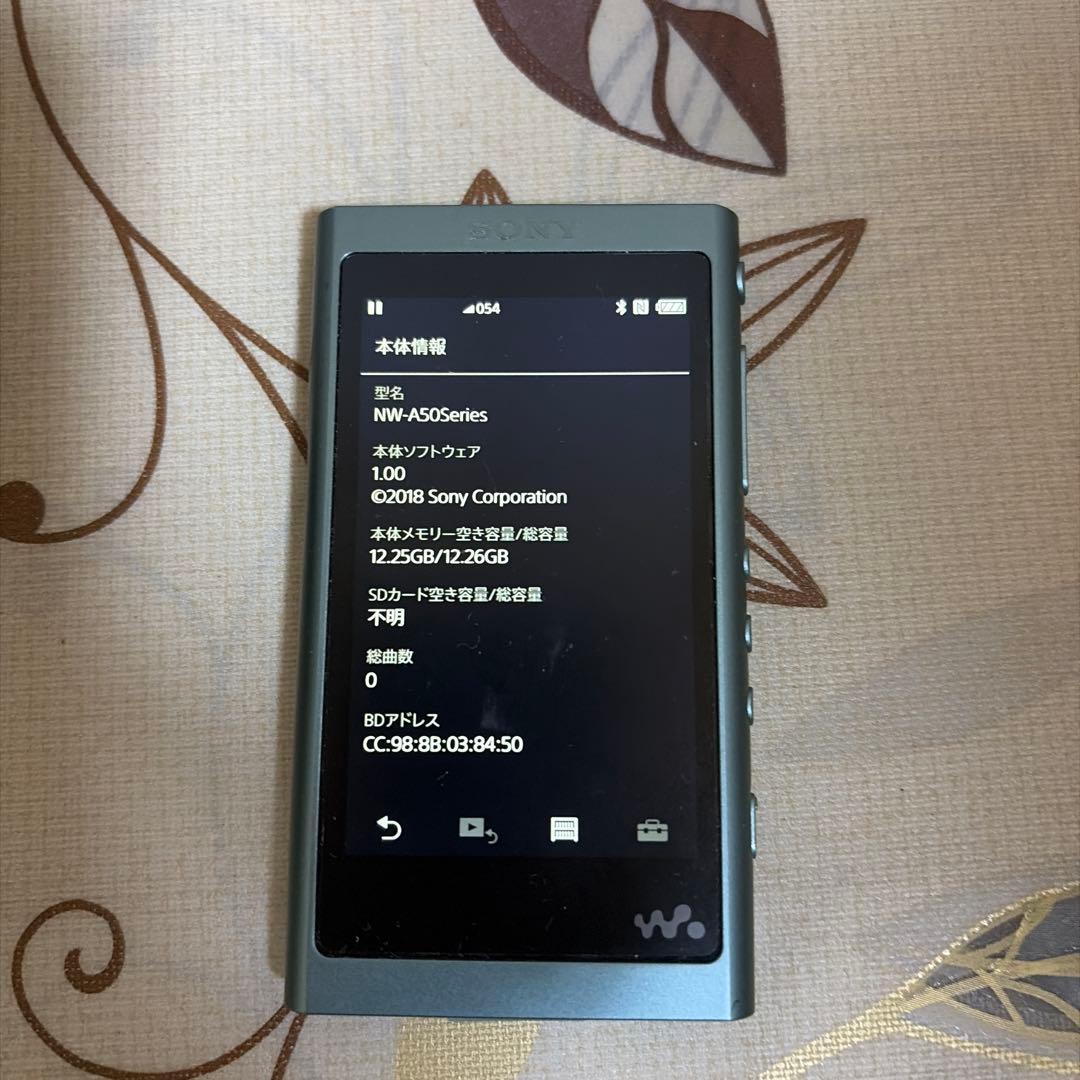 NW-A50Series デジタルオーディオプレーヤー