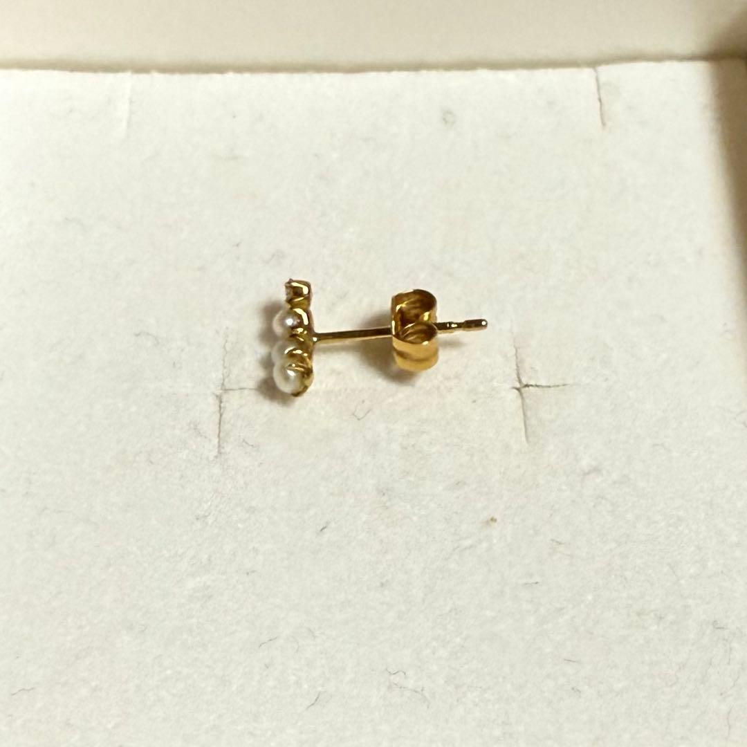 AHKAH スノーペレッツ　ピアス