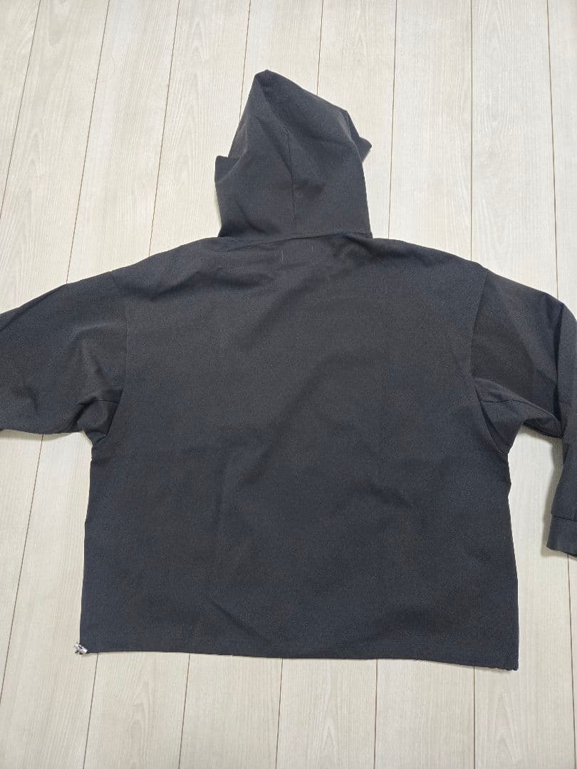 carorie HEAVY PONTE HOODIE GRAY XXLサイズ