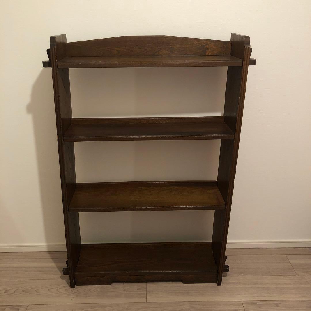 R*O様 アンティーク　家具　本棚　木製　シェルフ　ディスプレイ　ラック　古道具