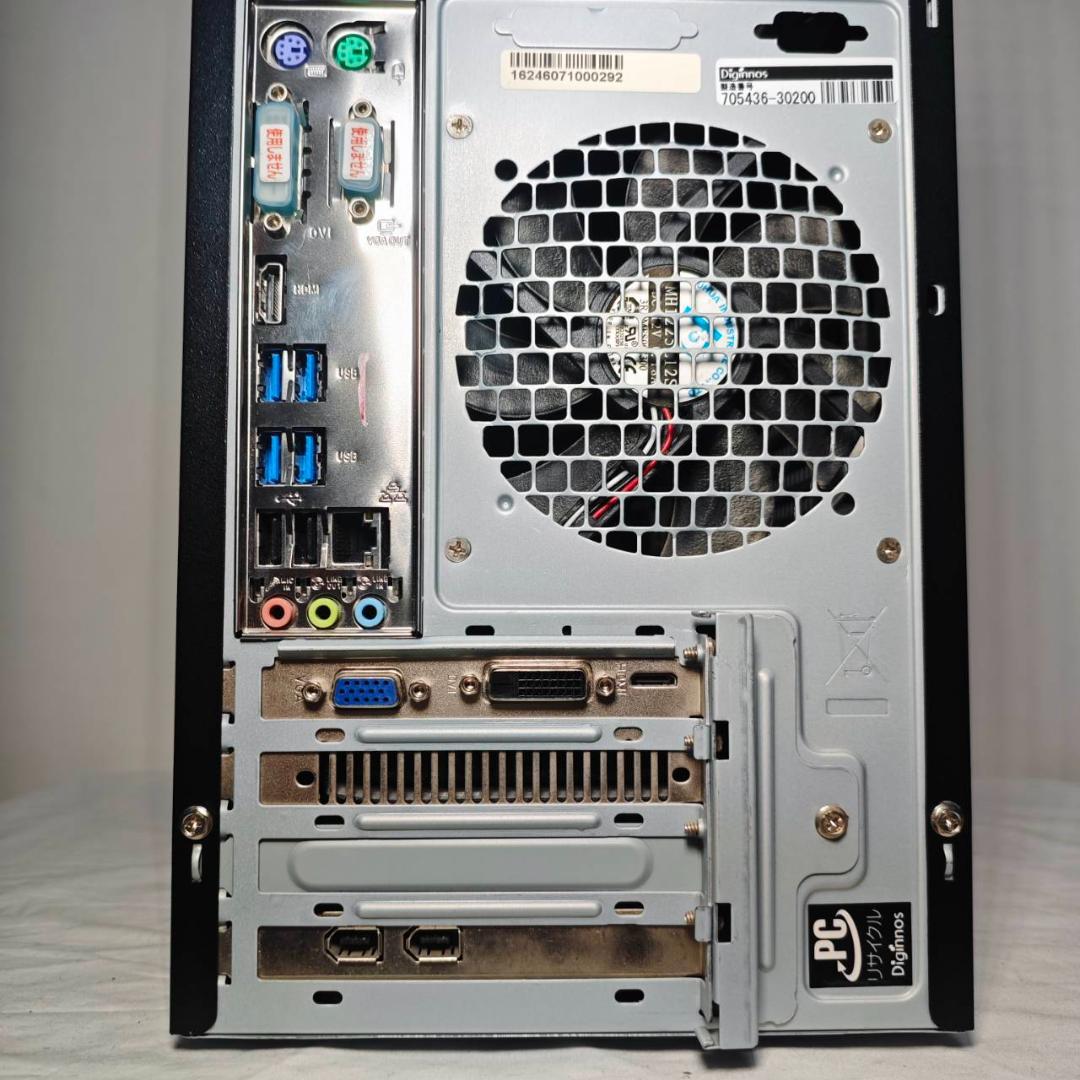 ゲーミングPC/i7/500GB/GTXグラボ/MS Office搭載/ドスパラ