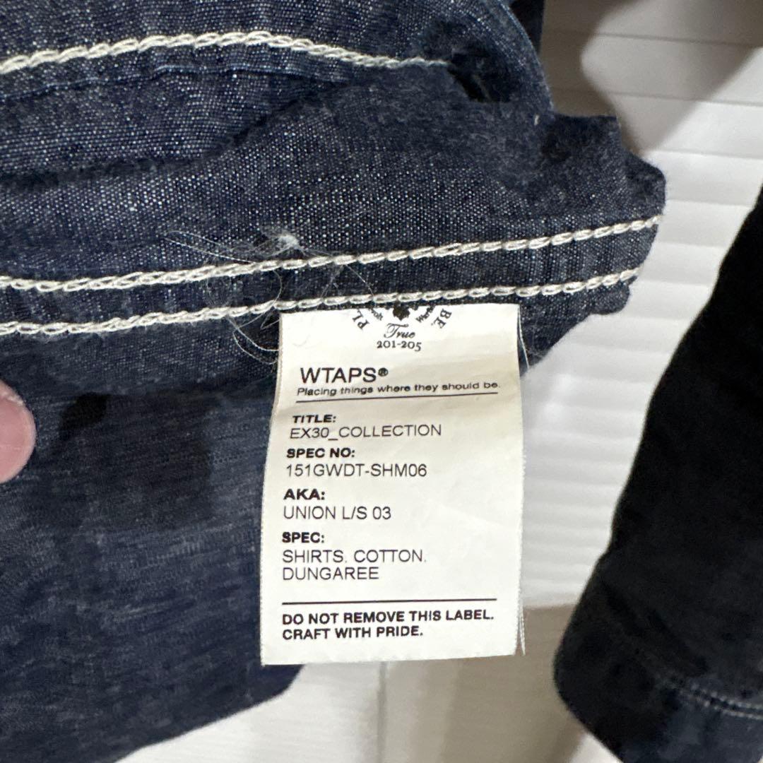 WTAPS デニムシャツ シャンブレーシャツ 長袖シャツ