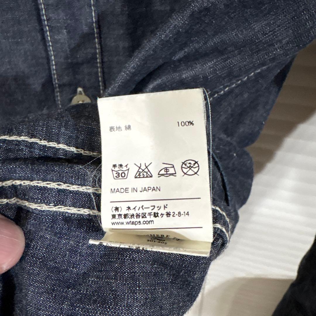 WTAPS デニムシャツ シャンブレーシャツ 長袖シャツ