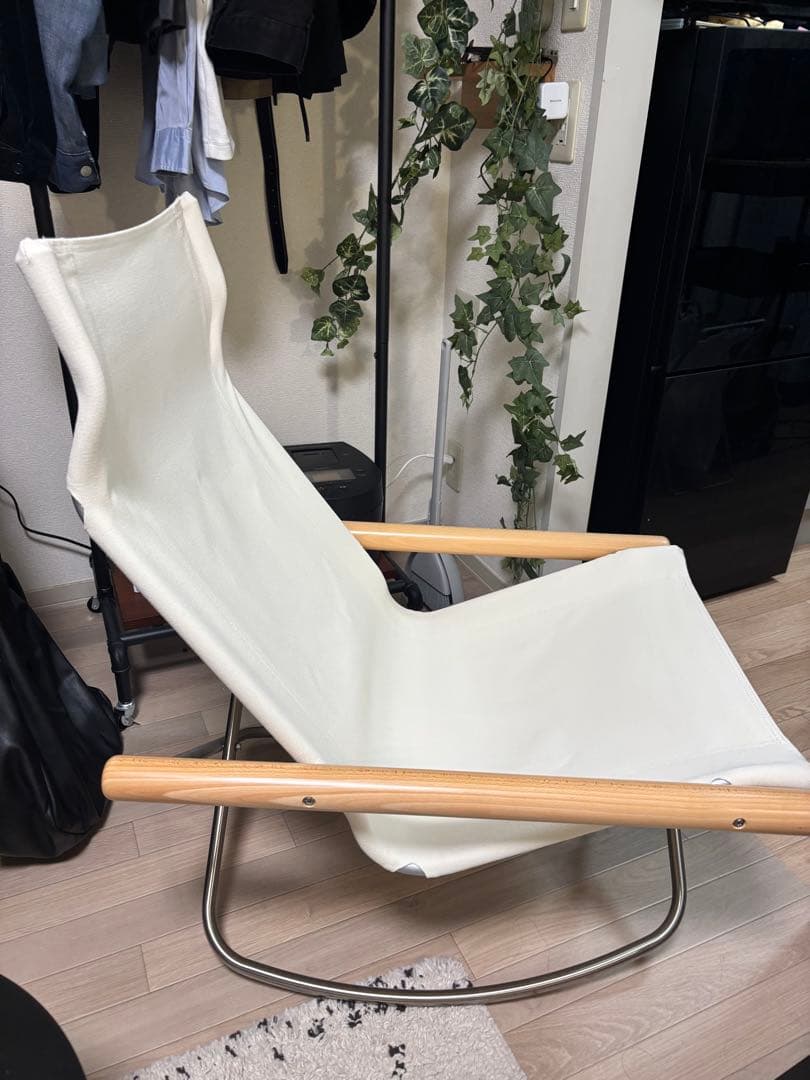 ニーチェアX ロッキング オフホワイト×ナチュラル（Nychair X)