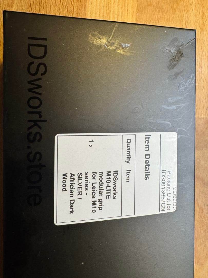 IDS M10-LITE モジュールグリップ Leica M10用 シルバー