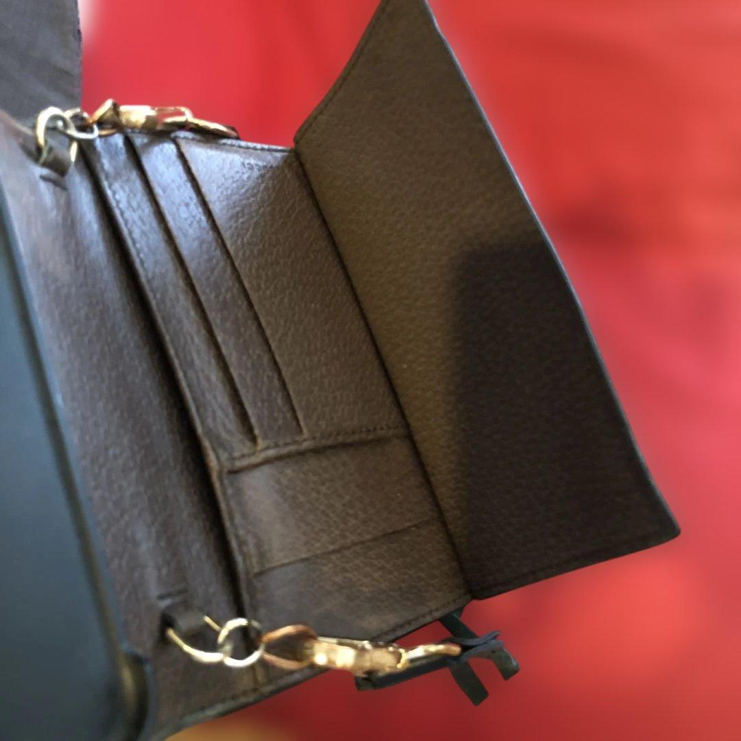 グッチGUCCI スマホケース本物iPhone x xs 希少　社外ストラップ