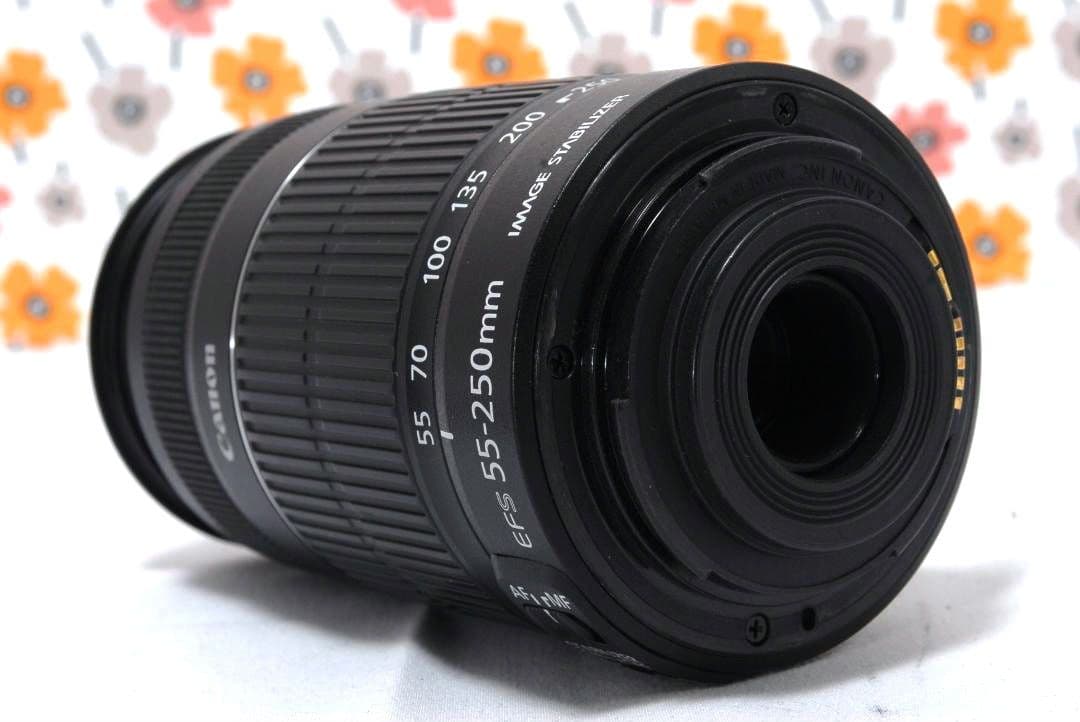 【返品保証】❤Canon EF-S 55-250㎜ ISⅡ❤スポーツ撮影に強い❤