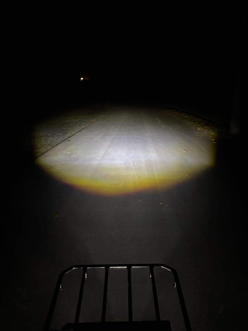 fcl 小型フォグランプ led 10w 2色切り替え　スイッチ加工　原付