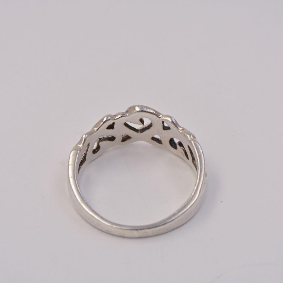 ティファニー 指輪 トリプルラヴィングハート シルバー925 リング 14号