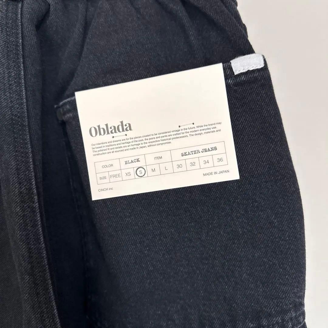 Oblada(オブラダ) SKATER JEANS S ブラック