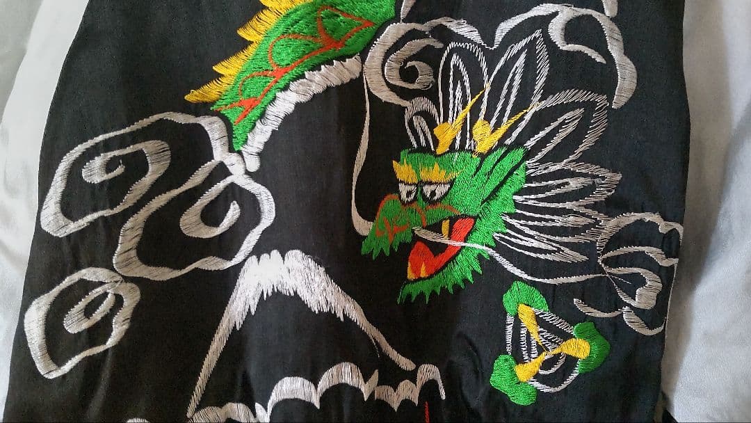 ヴィンテージ　70ｓ　スカジャン 　ykkジッパー　A面のみ