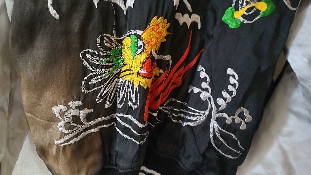 ヴィンテージ　70ｓ　スカジャン 　ykkジッパー　A面のみ