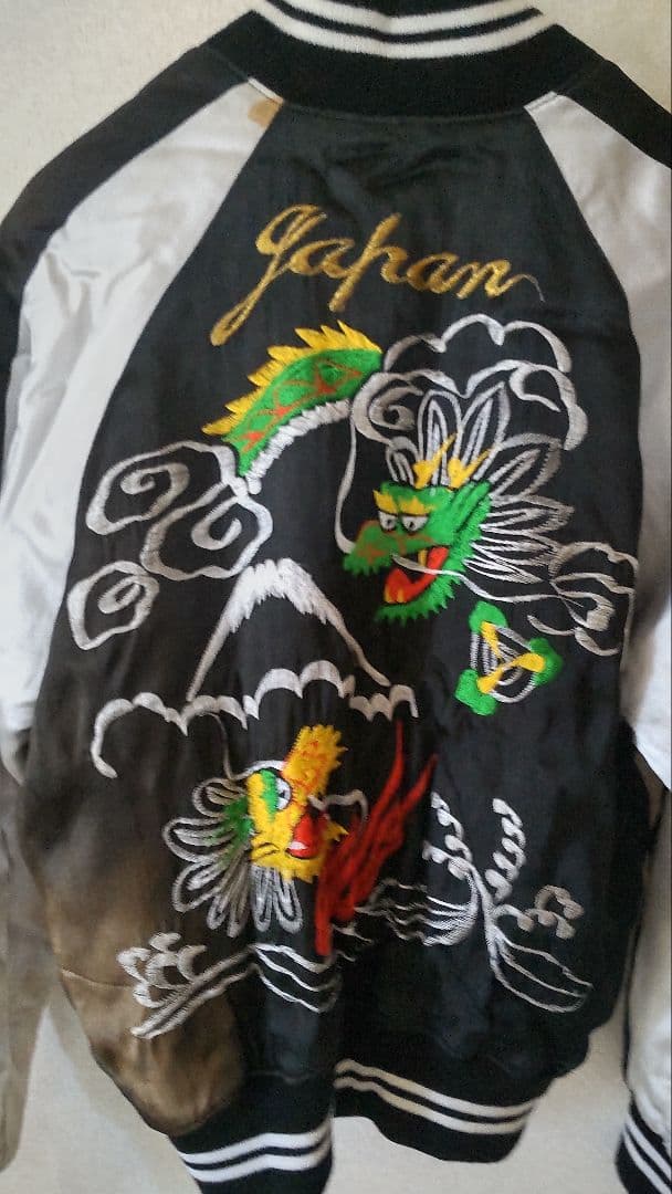 ヴィンテージ　70ｓ　スカジャン 　ykkジッパー　A面のみ