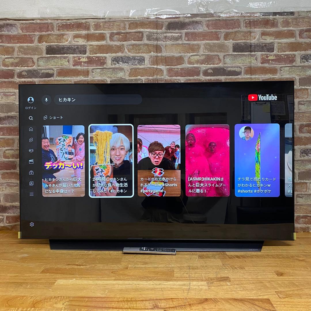 LG 55V型 4K有機ELテレビ OLED55C1PJB 動画アプリ 22年製