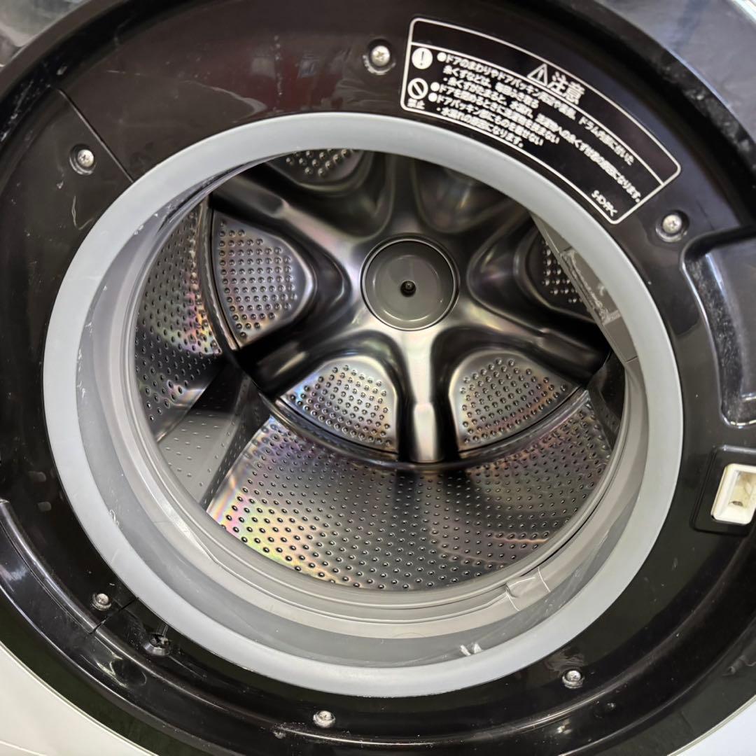 297 日立ビッグドラム洗濯機　乾燥付　10/6キロ　小型　一人暮らし　左開き