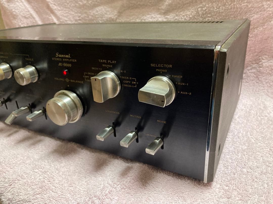 ⭐️動作OK! SANSUI プリメインアンプ　AU-6600