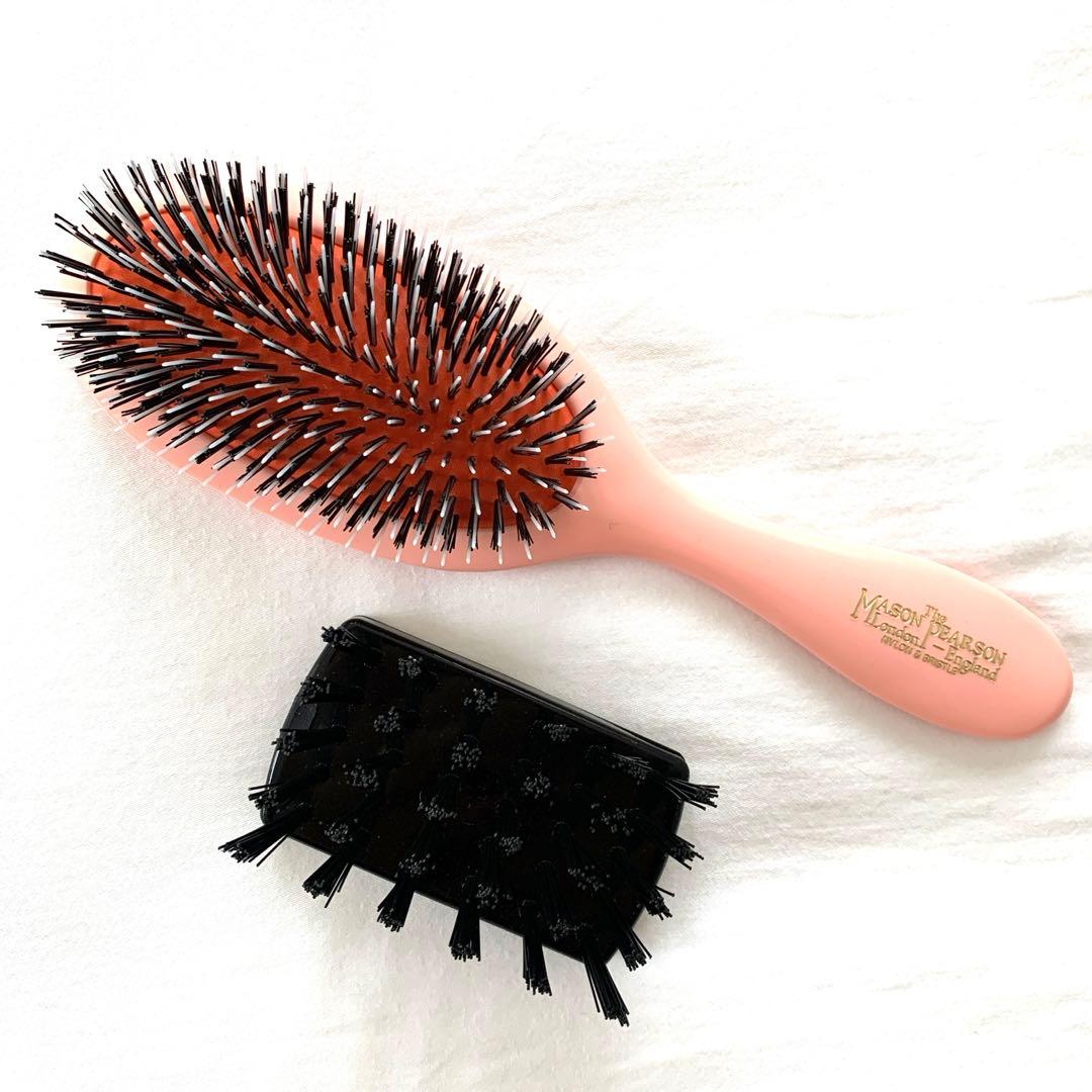 Mason Pearson ヘアブラシ ハンディミックス　くし　ピンク