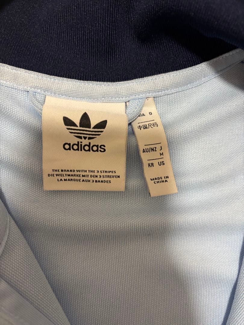adidas ベッケンバウアー　トラックトップ　サックスブルー　medium